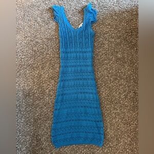 Freshman Teal Knit Dress